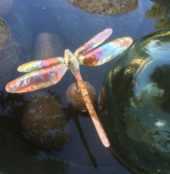 Hovedbilde Flyter Kobber øyenstikker stor 