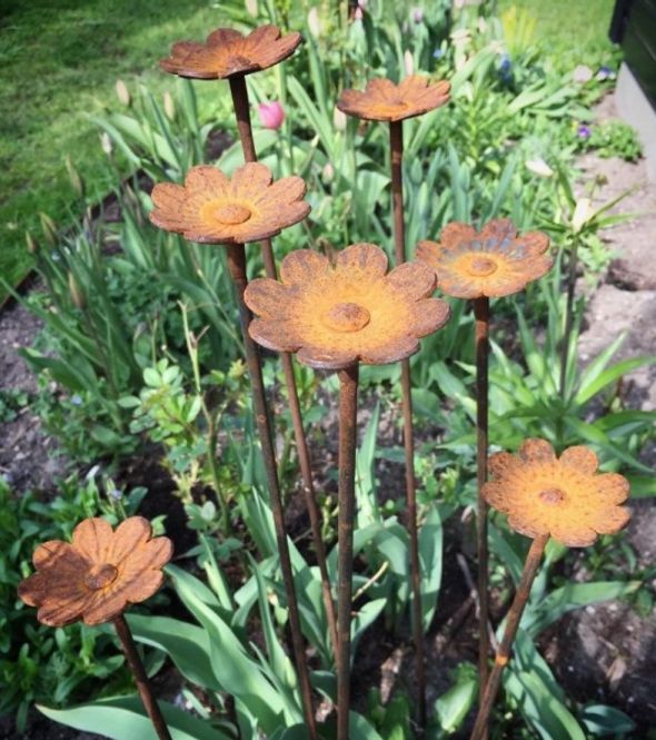 Hovedbilde Blomster pinne med stort hode 100cm 